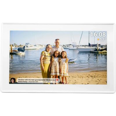 Cadre photo numérique Denver PFF-1515W 15,6" Blanc Full HD Wi-Fi - Publicité Cadre photo numérique Denver PFF-1515W 15,6" Blanc Full HD Wi-Fi - Publicité