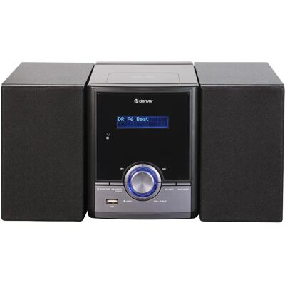 Sistema de áudio doméstico Denver MDA-285 - DAB+/FM, Bluetooth, CD, 50W Sistema de áudio doméstico Denver MDA-285 - DAB+/FM, Bluetooth, CD, 50W