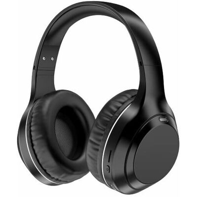 Denver BTN-211 Headphones - Bluetooth Wireless Over-Ear - Black Denver BTN-211 Headphones - Bluetooth Wireless Over-Ear - Black