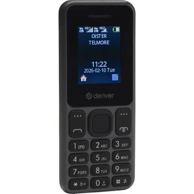 Denver Electronics - FAS-1880L - 1.77in - 4G - Mobiltelefon Denver Electronics - FAS-1880L - 1.77in - 4G - Mobiltelefon