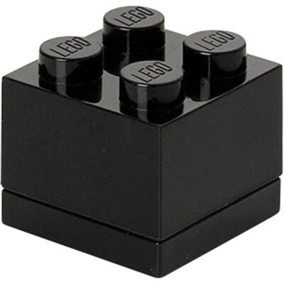 LEGO Mini Container 4 - LEGO Lunch Serie - Snackbox - Schwarz LEGO Mini Container 4 - LEGO Lunch Serie - Snackbox - Schwarz