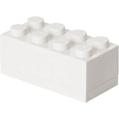 LEGO Mini Box 8 - Aufbewahrungsbox - Weiß - Lebensmittelbehälter LEGO Mini Box 8 - Aufbewahrungsbox - Weiß - Lebensmittelbehälter