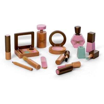Set de Maquillage en Bois Astrup - 13 Pièces - Pour Enfants - Publicité Set de Maquillage en Bois Astrup - 13 Pièces - Pour Enfants - Publicité