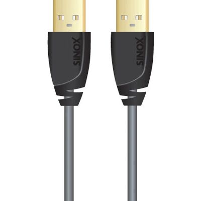 Câble USB Sinox 2,0m - Noir - Câble USB - Publicité Câble USB Sinox 2,0m - Noir - Câble USB - Publicité