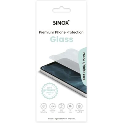 Sinox - SOE9010 - Clear - iPhone 6/7/8/SE - Displayschutzfolie Sinox - SOE9010 - Clear - iPhone 6/7/8/SE - Displayschutzfolie