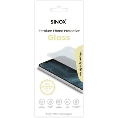 Sinox - SOE9040 - iPhone X/XS/11 Pro - Displayschutzfolie Sinox - SOE9040 - iPhone X/XS/11 Pro - Displayschutzfolie