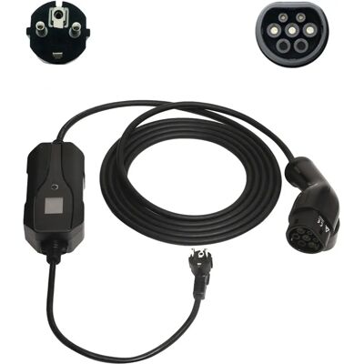 Sinox - SEV5000 - 5m - Type 2 zu Schuko - EV-Ladekabel Sinox - SEV5000 - 5m - Type 2 zu Schuko - EV-Ladekabel