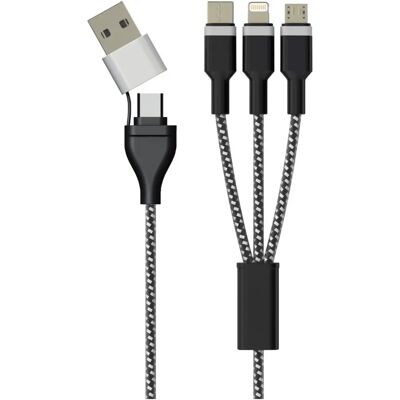 Sinox - PRO X 6-I-1 - Lightning - USB-C - Cable Sinox - PRO X 6-I-1 - Lightning - USB-C - Cable