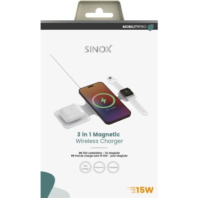 Sinox - SXI0830 - Vit - 1m - Laddare Sinox - SXI0830 - Vit - 1m - Laddare