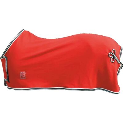 Couverture en Fleece Rouge Horse Guard - Équipement Équestre - Publicité Couverture en Fleece Rouge Horse Guard - Équipement Équestre - Publicité