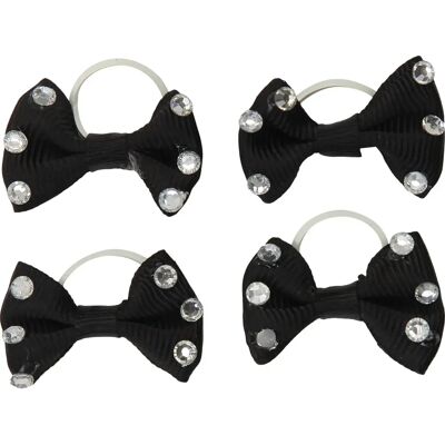 Horse Guard HG Show bows - Cristal noir - 20 pièces - Bagues pour chevaux - Publicité Horse Guard HG Show bows - Cristal noir - 20 pièces - Bagues pour chevaux - Publicité
