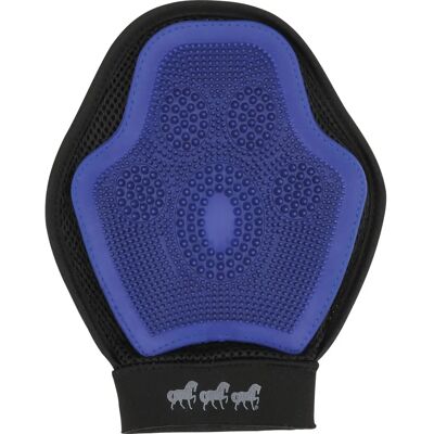 Gants de toilettage Horse Guard HG - noir/bleu - Gants de toilettage - Publicité Gants de toilettage Horse Guard HG - noir/bleu - Gants de toilettage - Publicité
