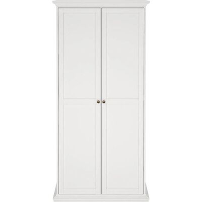 Ebuy24 Venedig Biały Szafa - Dwa Drzwi, Stylowa & Trwała Ebuy24 Venedig Biały Szafa - Dwa Drzwi, Stylowa & Trwała