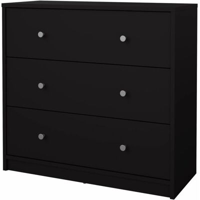 Home Affaire 72,4x68,3x30,1cm Schwarze Kommode - Kommode Home Affaire 72,4x68,3x30,1cm Schwarze Kommode - Kommode