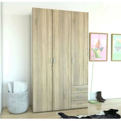 Armadio Quercia ALTRI - 4 Ante, 3 Cassetti, 154x59x200cm Armadio Quercia ALTRI - 4 Ante, 3 Cassetti, 154x59x200cm