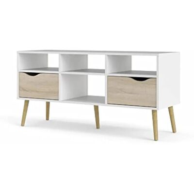 Andas Oslo Weiß Skandinavischer TV-Schrank - TV-Unit Andas Oslo Weiß Skandinavischer TV-Schrank - TV-Unit