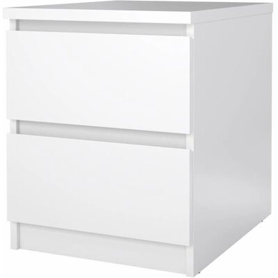 Tvilum 76230uu Nachttisch - 2 Schubladen - Weiß Tvilum 76230uu Nachttisch - 2 Schubladen - Weiß