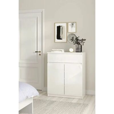HOME AFFAIRE Naia Sideboard - Weiß Hochglanz Aufbewahrung HOME AFFAIRE Naia Sideboard - Weiß Hochglanz Aufbewahrung
