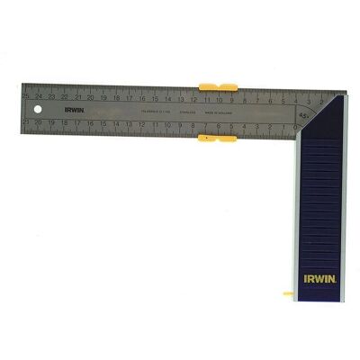Irwin 10503544 Aluminium Try & Mitre Square - Try & Mitre Square - Publicité Irwin 10503544 Aluminium Try & Mitre Square - Try & Mitre Square - Publicité