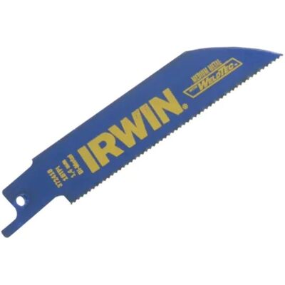 Irwin 418R Lama di sega a gattuccio da 100mm per metallo - Confezione da 5 Irwin 418R Lama di sega a gattuccio da 100mm per metallo - Confezione da 5