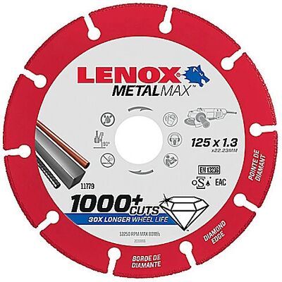 Accessorio per smerigliatrice LENOX 2030866 - Disco da taglio Accessorio per smerigliatrice LENOX 2030866 - Disco da taglio