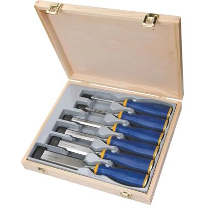 Ensemble de 6 ciseaux universels IRWIN Marples MS500 - 6, 10, 12, 19, 25, & 32mm - Publicité Ensemble de 6 ciseaux universels IRWIN Marples MS500 - 6, 10, 12, 19, 25, & 32mm - Publicité