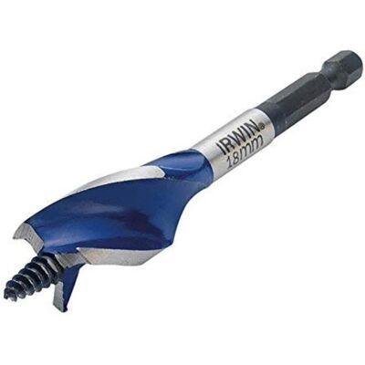 IRWIN IRW1921992 Mèche Bois Blue Groove 6X Court - Outil de Perçage - Publicité IRWIN IRW1921992 Mèche Bois Blue Groove 6X Court - Outil de Perçage - Publicité