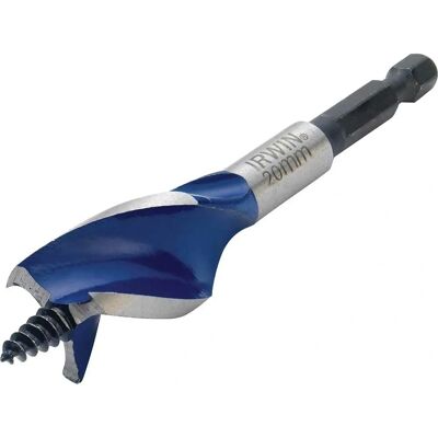 IRWIN IRW1921993 Blue Groove 6X Stubby Wood Bit - Wood Drill Bit IRWIN IRW1921993 Blue Groove 6X Stubby Wood Bit - Wood Drill Bit