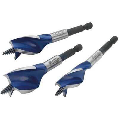 IRWIN 6X Blau Rillen Stubby Holzbohrer Set - Holzbohrer Set IRWIN 6X Blau Rillen Stubby Holzbohrer Set - Holzbohrer Set