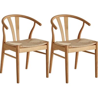 Hammel Möbel Findahl Buche Holz Beige 2-tlg. Set - Holzstuhl Hammel Möbel Findahl Buche Holz Beige 2-tlg. Set - Holzstuhl