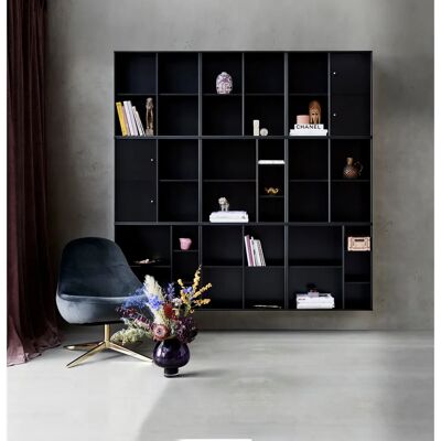 Hammel Möbel Mistral Kubus Bücherregal - Modular, Soft-Close Türen, Verstellbare Regale - Bücherregal Hammel Möbel Mistral Kubus Bücherregal - Modular, Soft-Close Türen, Verstellbare Regale - Bücherregal
