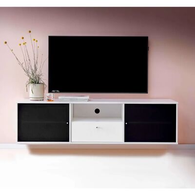 Hammel Furniture Mistral Weiß TV-Board mit Verstellbaren Regalen Hammel Furniture Mistral Weiß TV-Board mit Verstellbaren Regalen