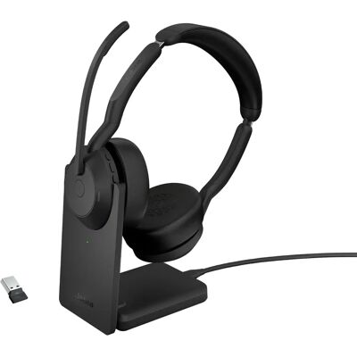 Słuchawki Jabra Evolve2 55 - Bezprzewodowe Bluetooth z aktywną redukcją hałasu Słuchawki Jabra Evolve2 55 - Bezprzewodowe Bluetooth z aktywną redukcją hałasu