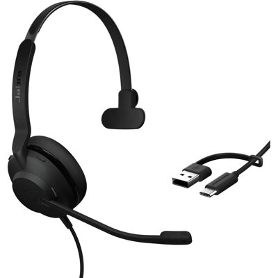 Jabra Evolve2 30 SE Headset - Noise Cancelling - Wired - Mono Jabra Evolve2 30 SE Headset - Noise Cancelling - Wired - Mono