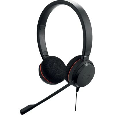 Jabra Evolve 20 Headset - Noise Cancellation - Wired Headband - Office/Call Center Jabra Evolve 20 Headset - Noise Cancellation - Wired Headband - Office/Call Center