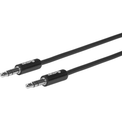 eSTUFF ES608001 Audio Kabel - 0,5m - Schwarz eSTUFF ES608001 Audio Kabel - 0,5m - Schwarz