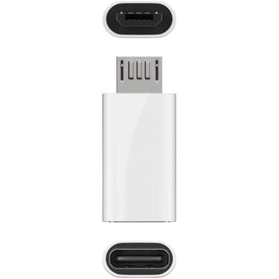 Microconnect USB Micro USB a USB-C Cambiatore di genere Bianco - Adattatore di cavo Microconnect USB Micro USB a USB-C Cambiatore di genere Bianco - Adattatore di cavo