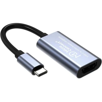 MicroConnect USB-C to HDMI - 4K60Hz, Slim, Musta MicroConnect USB-C to HDMI - 4K60Hz, Slim, Musta