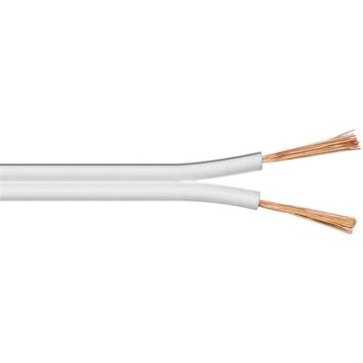 MicroConnect 100m Høyttalerkabel Hvit MicroConnect 100m Høyttalerkabel Hvit