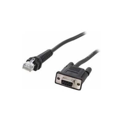 Zebra CBA-RF5-S07ZAR Seriell Kabel - 0,82 m, Svart, DB-9 RJ-45 Zebra CBA-RF5-S07ZAR Seriell Kabel - 0,82 m, Svart, DB-9 RJ-45