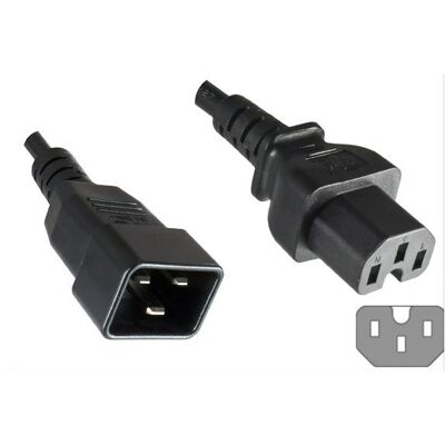 MicroConnect 1,8 m Stromkabel C20-C15 - Schwarz MicroConnect 1,8 m Stromkabel C20-C15 - Schwarz