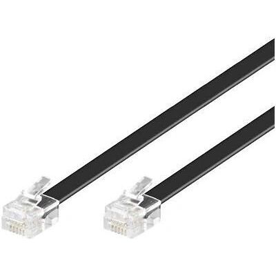 MicroConnect MPK106B 6m Flaches RJ12 Telefonkabel MicroConnect MPK106B 6m Flaches RJ12 Telefonkabel