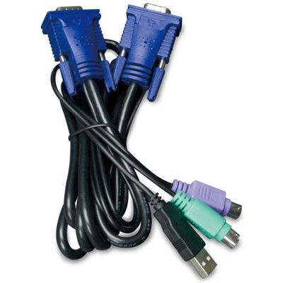 Planet KVM-KC1-1.8 1,8m KVM-kabel - Svart, Blå Planet KVM-KC1-1.8 1,8m KVM-kabel - Svart, Blå