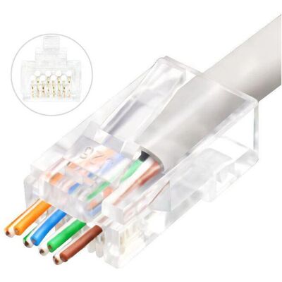 MicroConnect KON505-50EZ Drahtverbinder - RJ-45 Transparent MicroConnect KON505-50EZ Drahtverbinder - RJ-45 Transparent