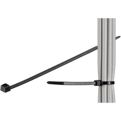 Microconnect CABLETIE10 Nylon Black Ladder Cable Tie - Cable tie Microconnect CABLETIE10 Nylon Black Ladder Cable Tie - Cable tie