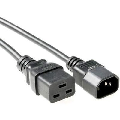 MicroConnect PE0191430 Strømkabel - 3m Svart C19-C14 MicroConnect PE0191430 Strømkabel - 3m Svart C19-C14
