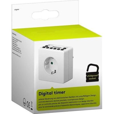 MicroConnect Microconnect GRUTIMER3 Smart Plug Weiß - Smart Stecker MicroConnect Microconnect GRUTIMER3 Smart Plug Weiß - Smart Stecker