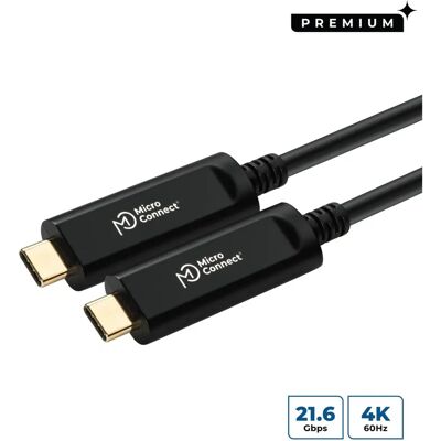 Microconnect Microconnect USB C 20m Sort - USB Kabel Microconnect Microconnect USB C 20m Sort - USB Kabel