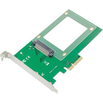 MicroConnect SFF8639-2.5SSD PCIe x4 U.2 Adapter - Grønn - Grensesnittkort MicroConnect SFF8639-2.5SSD PCIe x4 U.2 Adapter - Grønn - Grensesnittkort