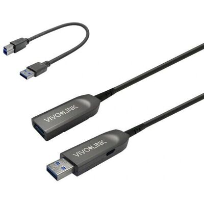 Vivolink PROUSB3AAF30 USB Cable - 30m, USB 3.2 Gen 1, USB A - Black Vivolink PROUSB3AAF30 USB Cable - 30m, USB 3.2 Gen 1, USB A - Black